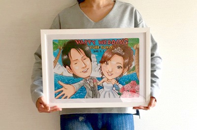 Lサイズの額縁