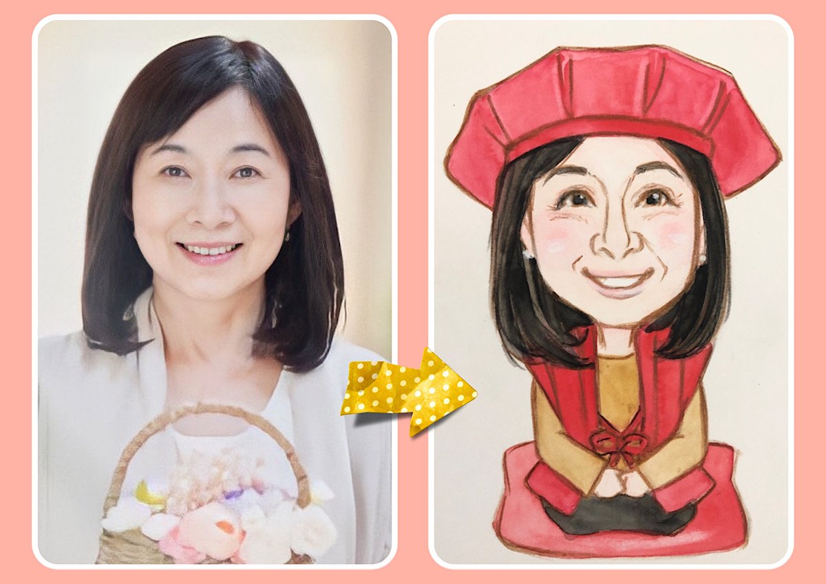 還暦プレゼント似顔絵